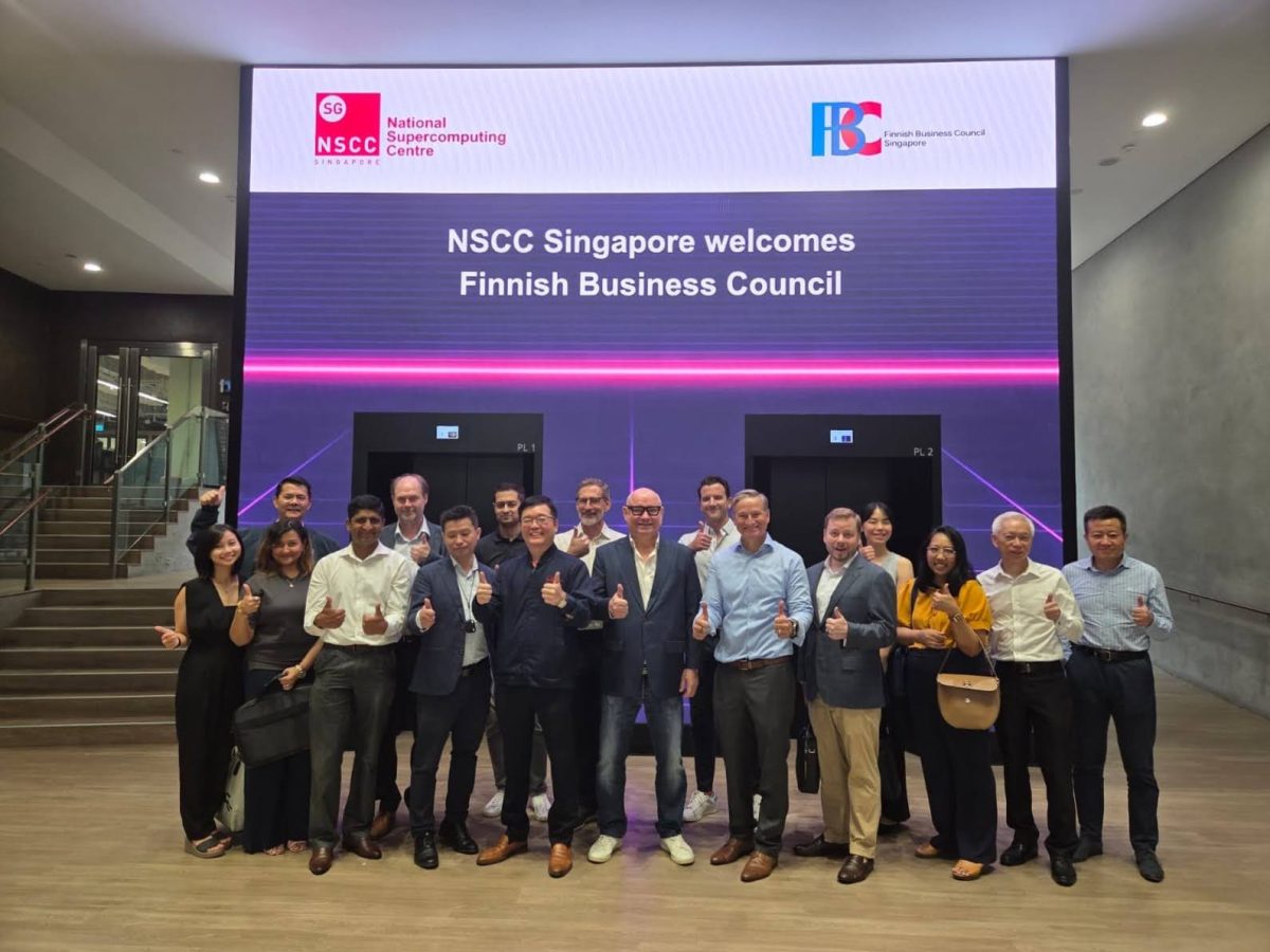 Finnish Business Council Visits NSCC Singapore’s Data Centre